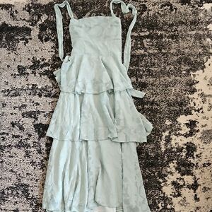 Hello Molly The Alix Light GrennTiered Maxi Dress